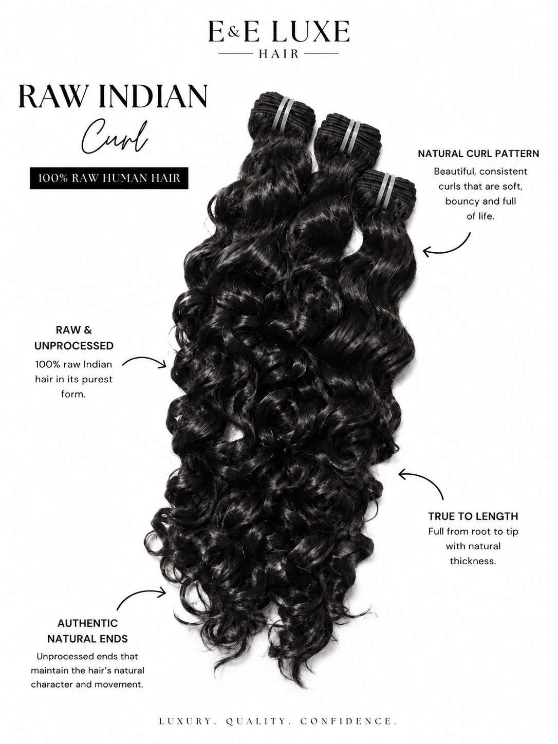 Raw Indian Curly